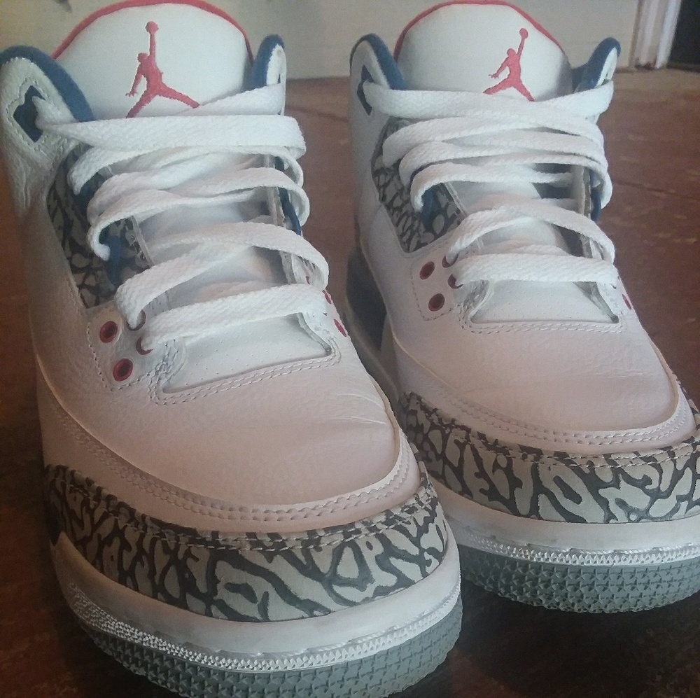 Jordan's Retro 3s "Tru Blue"